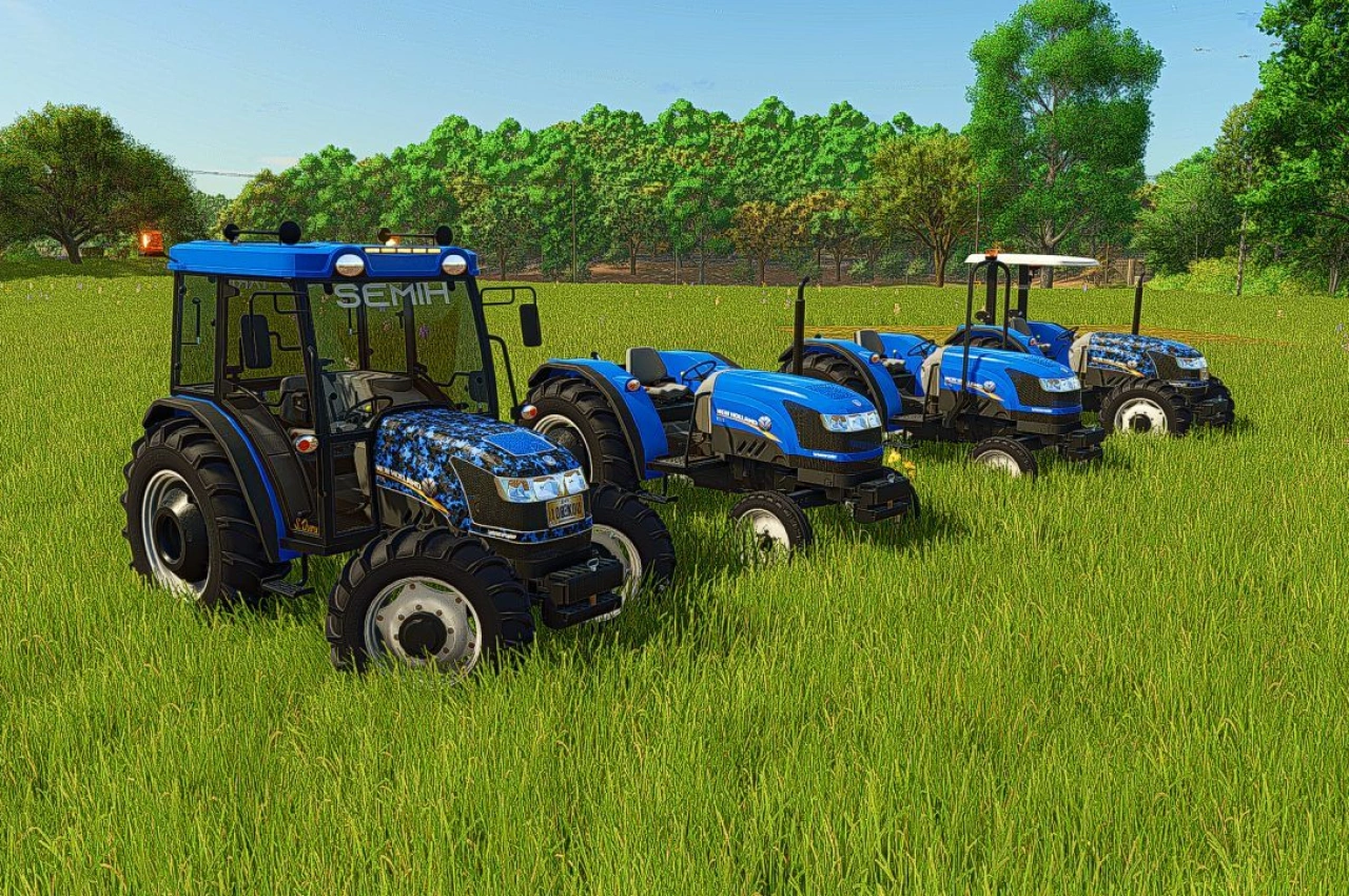 Трактор New Holland TT75 Edit для Farming Simulator 25