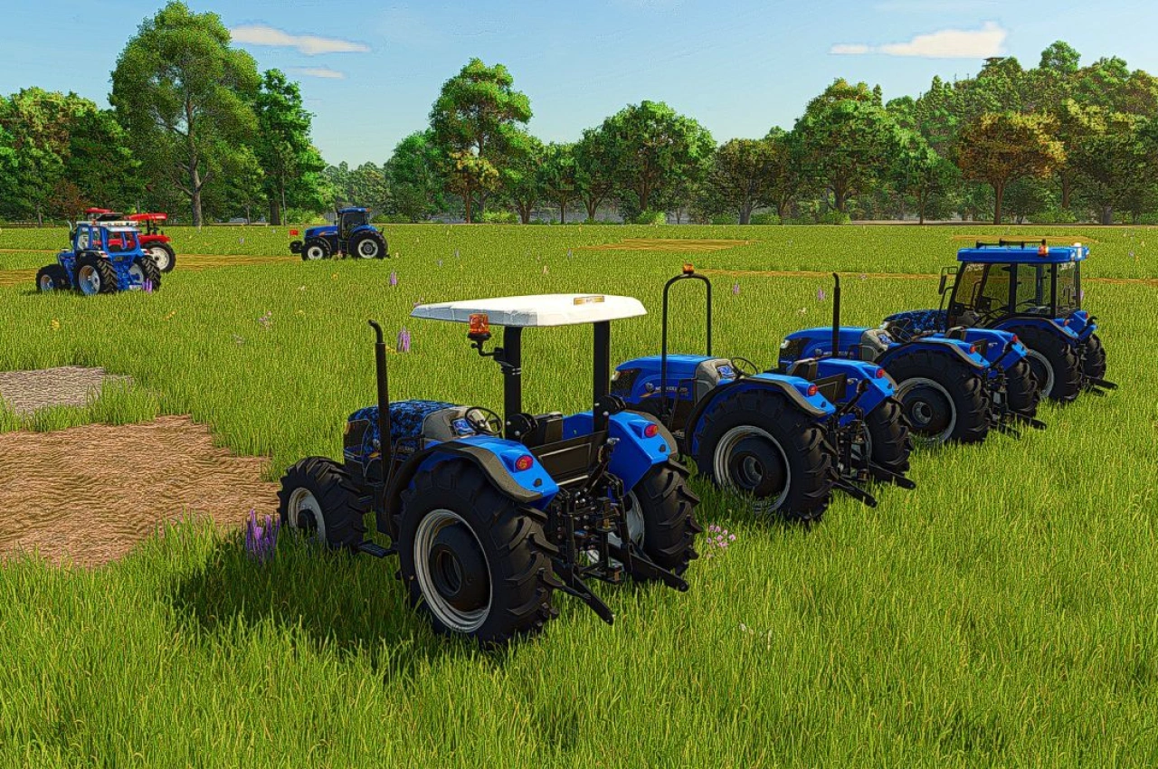 Трактор New Holland TT75 Edit для Farming Simulator 25