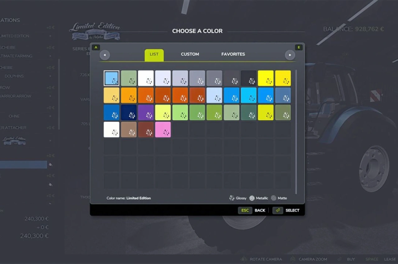 Трактор Deutz Series 8 8980 TTV Limited Edition для Farming Simulator 25