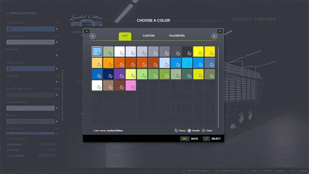 Трактор FARO 4010 Limited Edition для Farming Simulator 25