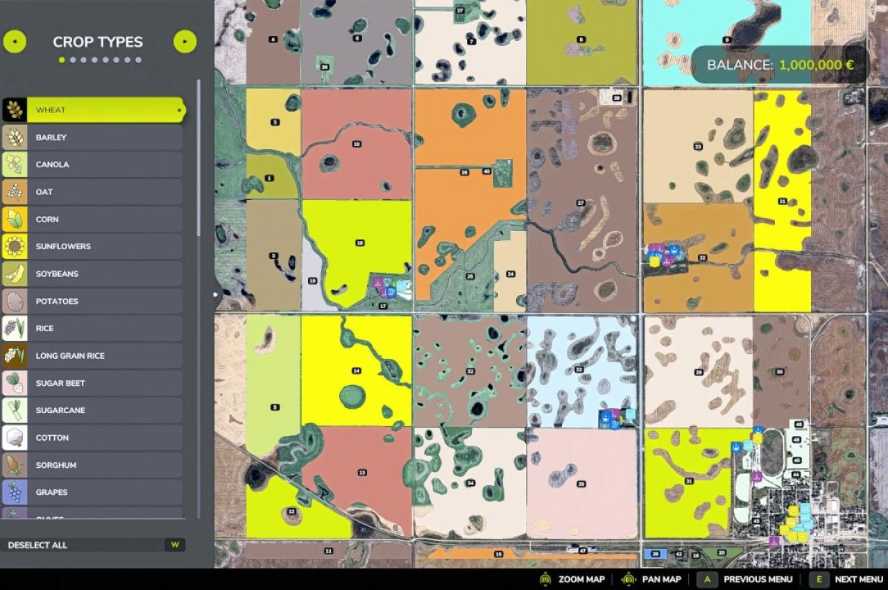 Карта SW Manitoba 4x для Farming Simulator 25