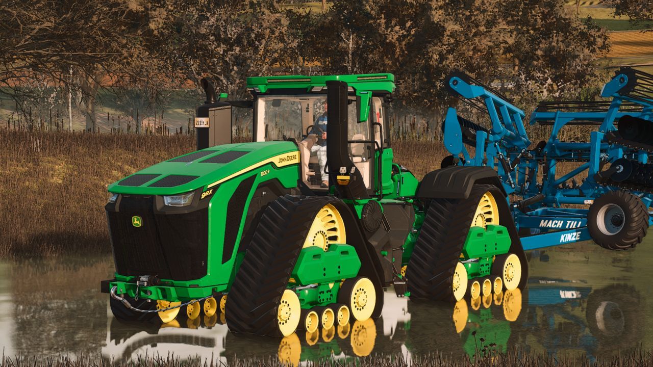 Traktor John Deere 9R/RX 830 do Farming Simulator 25