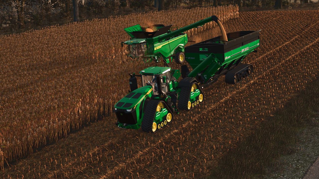 Traktor John Deere 9R/RX 830 do Farming Simulator 25