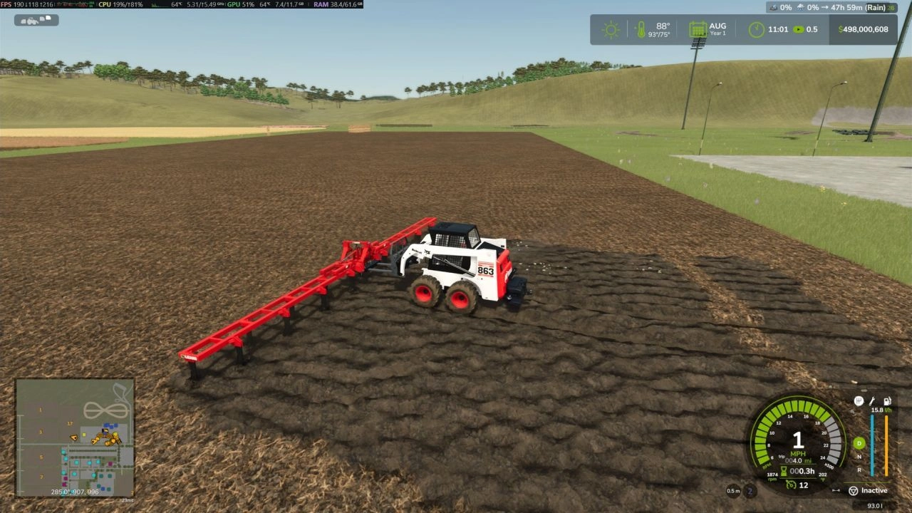 Прикріплювальний пристрій Mountable Attach Rodd для Farming Simulator 25