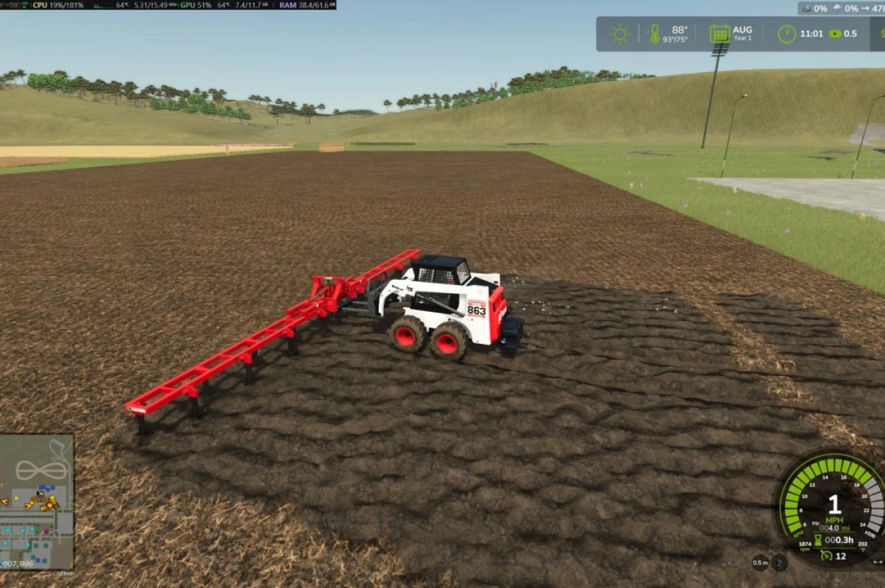 Прикріплювальний пристрій Mountable Attach Rodd для Farming Simulator 25