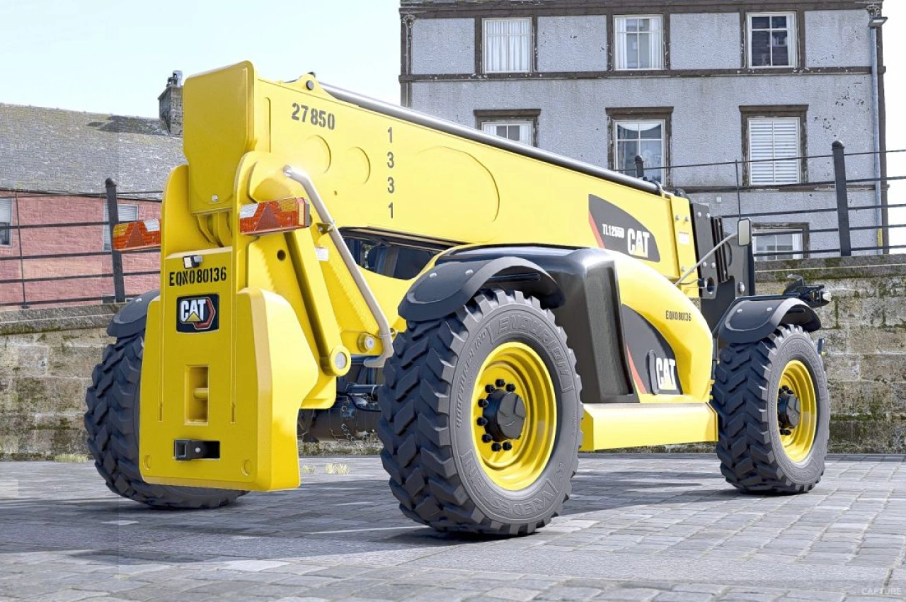 Телескопічний навантажувач Cat 1255D для Farming Simulator 25