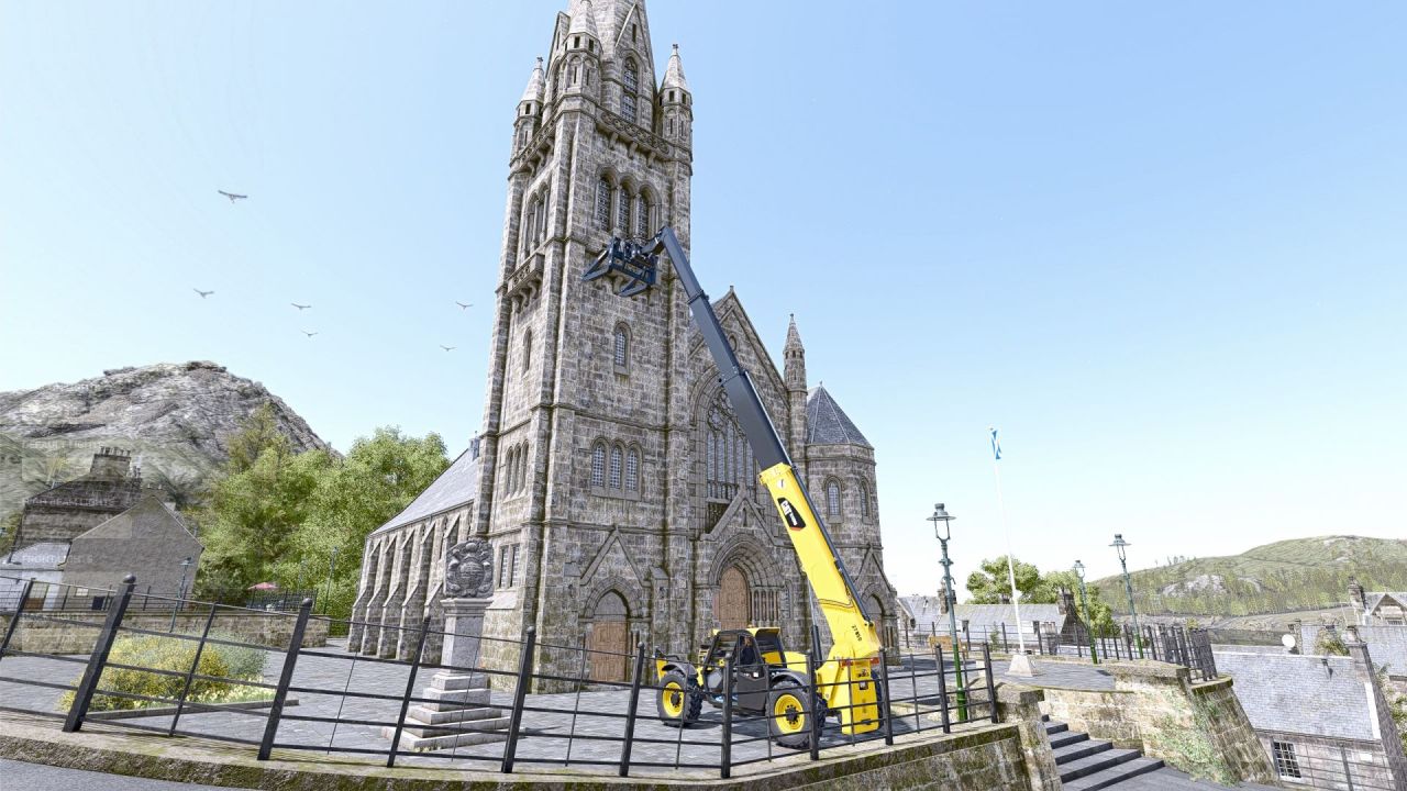 Ładowarka teleskopowa Cat 1255D do Farming Simulator 25