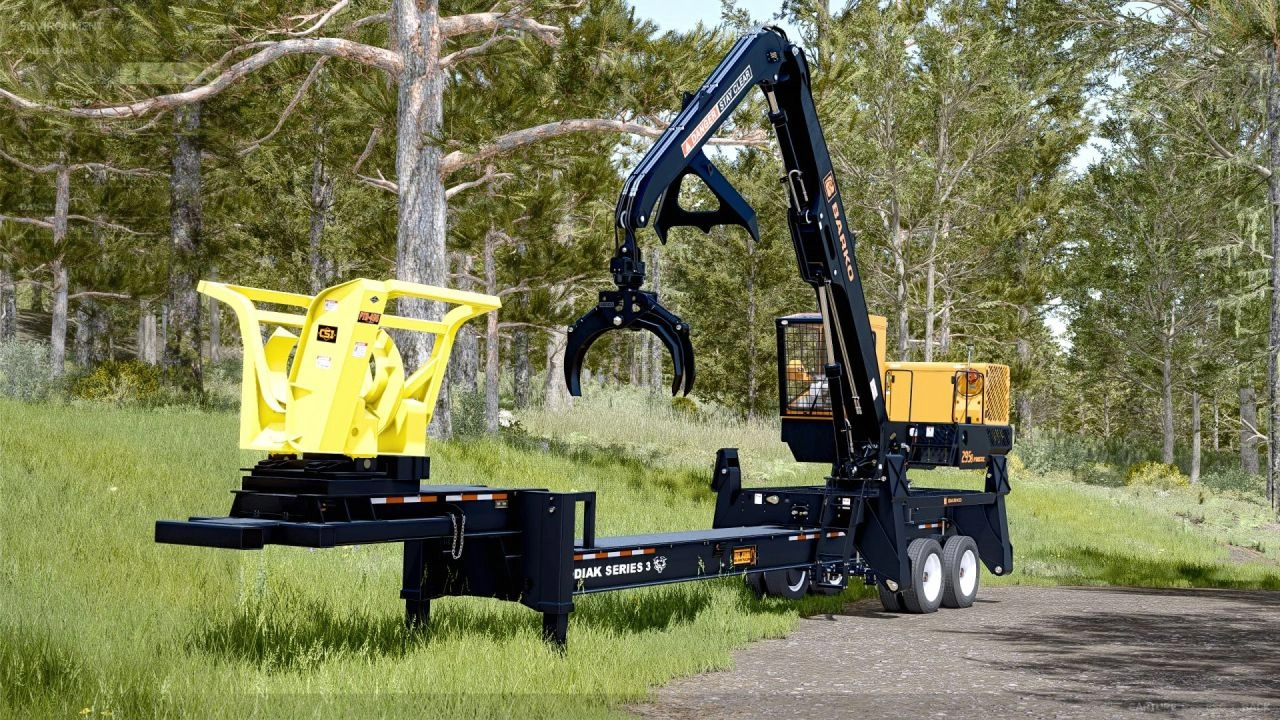 Лісозаготівельний трактор Barko 595B для Farming Simulator 25