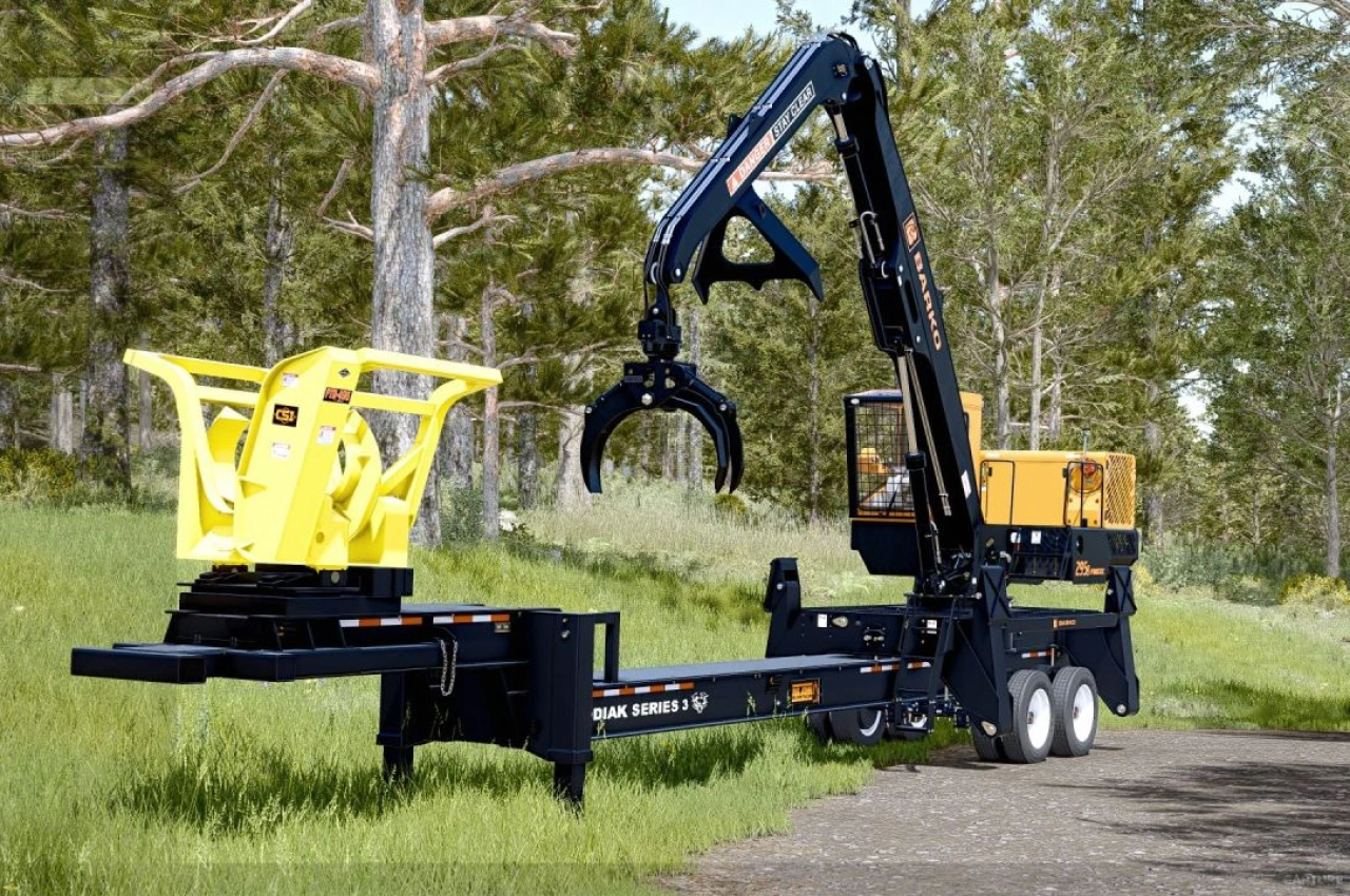 Лісозаготівельний трактор Barko 595B для Farming Simulator 25