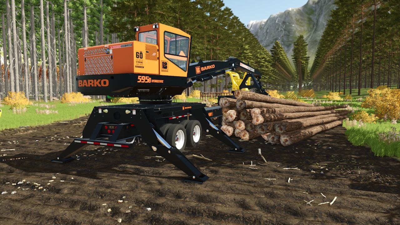 Traktor leśny Barko 595B do Farming Simulator 25