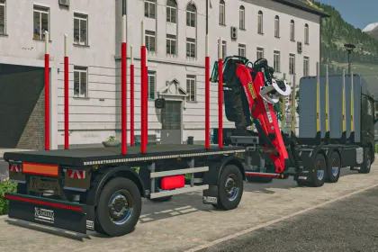 Effektives Camara Timber Trailer Pack für den Holztransport in FS25 — 2