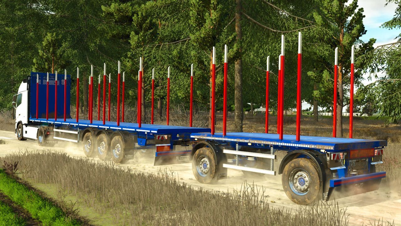 Ефективний Пак Причепів Camara Timber Trailer Pack для Перевезення Лісу у FS25