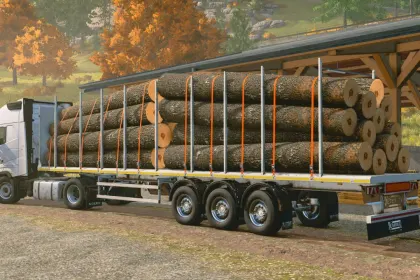 Effektives Camara Timber Trailer Pack für den Holztransport in FS25 — 4