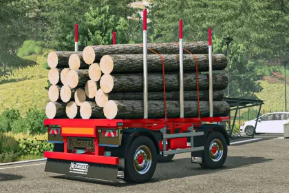 Effektives Camara Timber Trailer Pack für den Holztransport in FS25 — 5