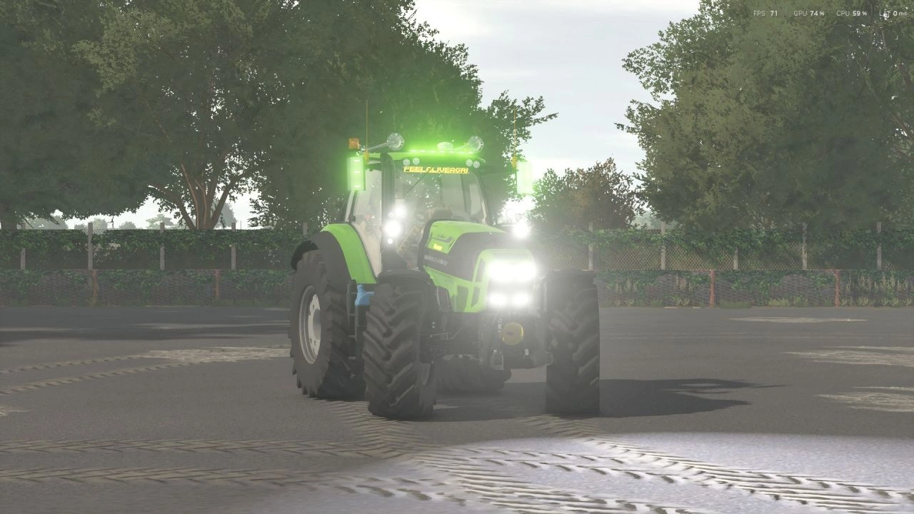 Трактор Deutz Fahr TTV 7 Series Edit для Farming Simulator 25