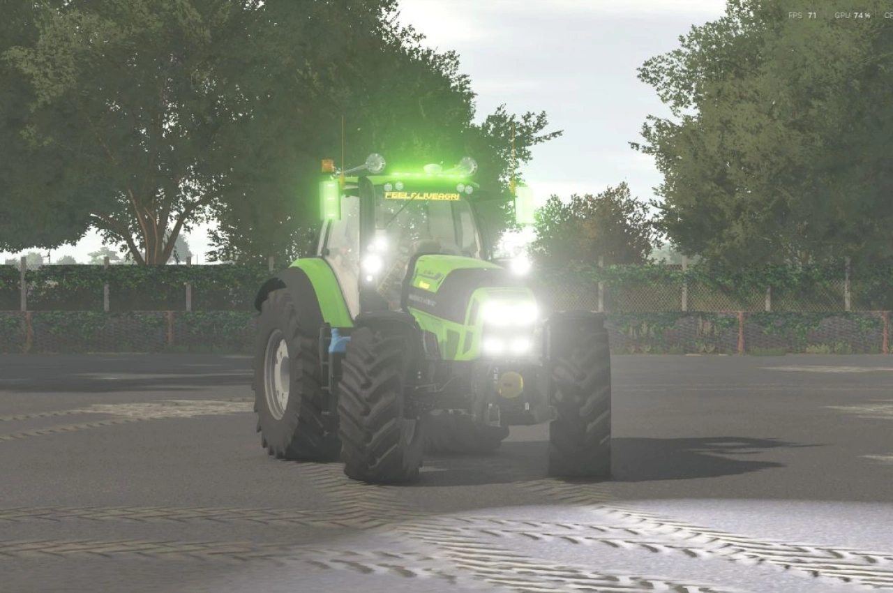 Трактор Deutz Fahr TTV 7 Series Edit для Farming Simulator 25