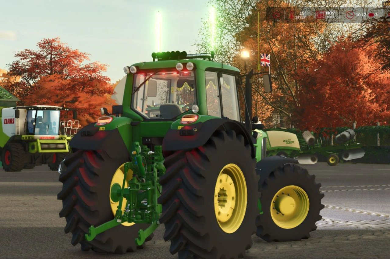 Трактор John Deere 7530 Edit для Farming Simulator 25