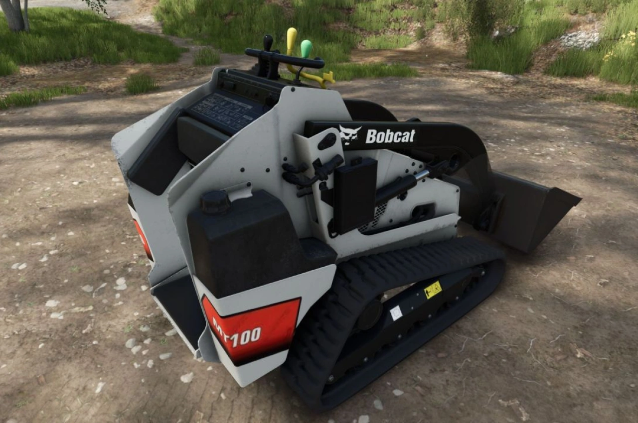 Компактний навантажувач Bobcat MT100 для Farming Simulator 25