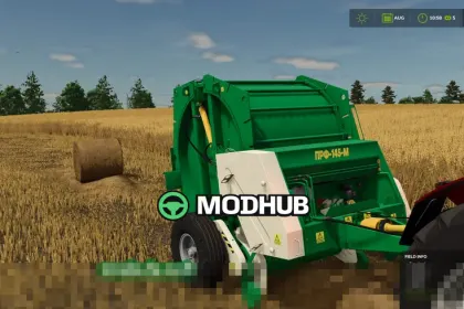 Мод на тюковий прес-підбирач PRF 145M для Фермер Симулятор 25