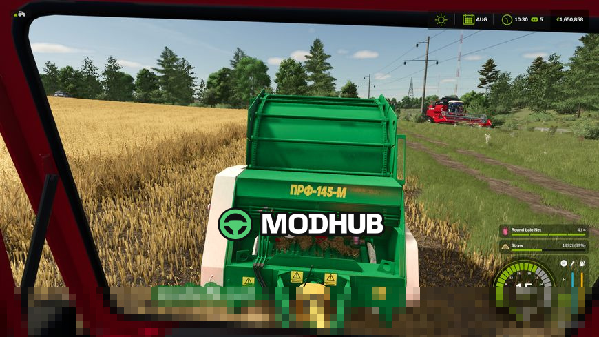 Мод на тюковий прес-підбирач PRF 145M для Фермер Симулятор 25