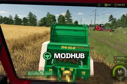 Мод на тюковий прес-підбирач PRF 145M для Фермер Симулятор 25