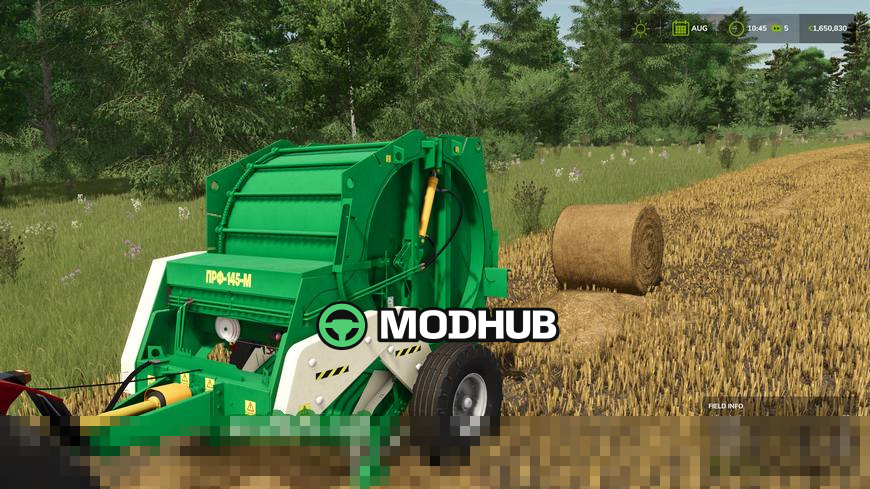 Мод на тюковий прес-підбирач PRF 145M для Фермер Симулятор 25