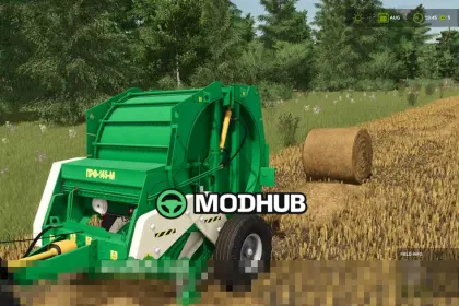 Mod na prasę zwijającą PRF 145M dla Farming Simulator 25