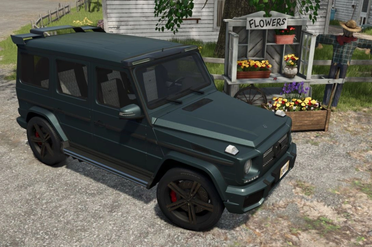 Автомобіль Mercedes Benz G65 AMG для Farming Simulator 25