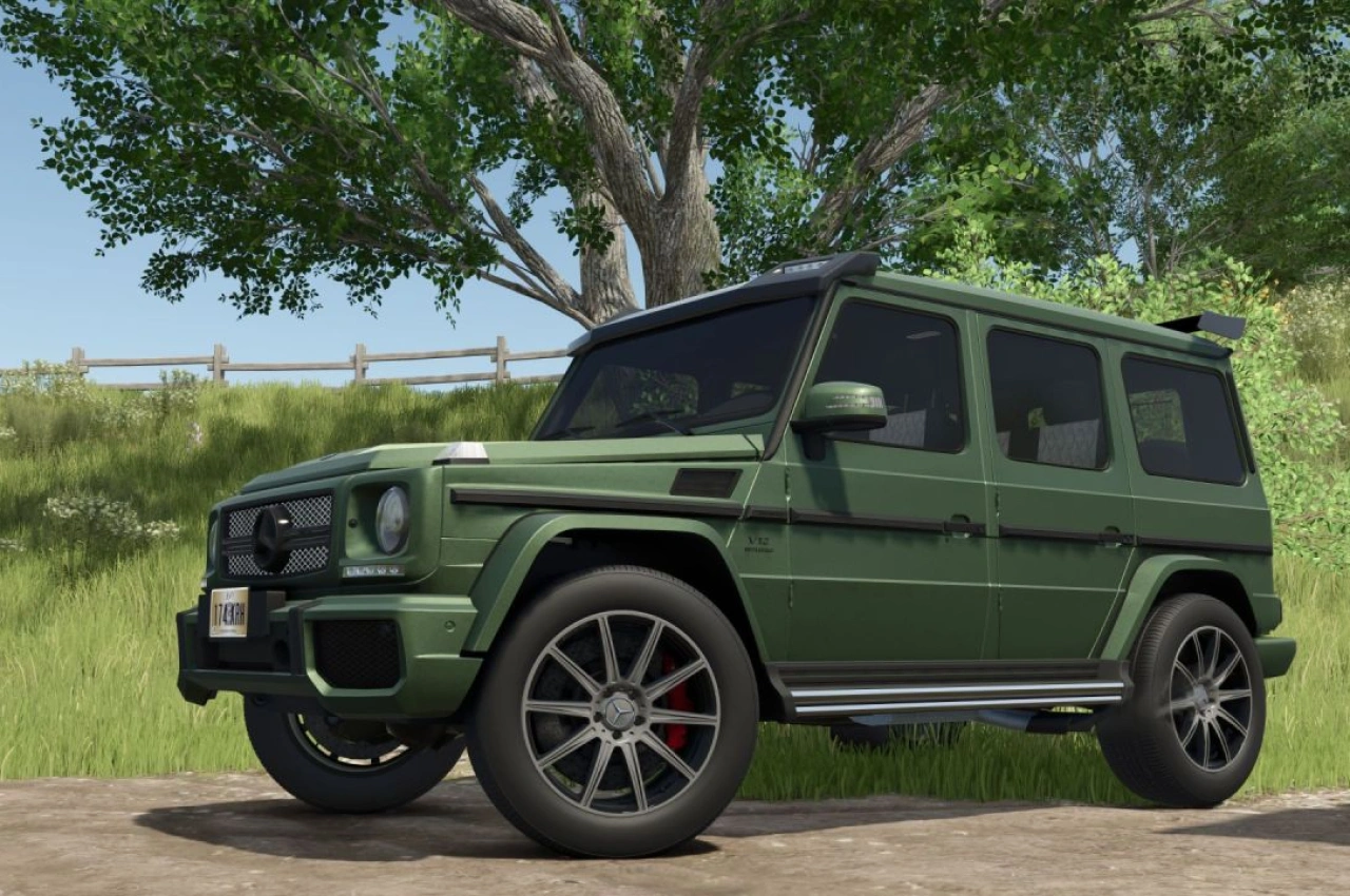 Автомобіль Mercedes Benz G65 AMG для Farming Simulator 25