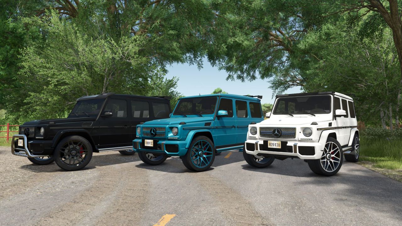 Car Mercedes Benz G65 AMG for Farming Simulator 25