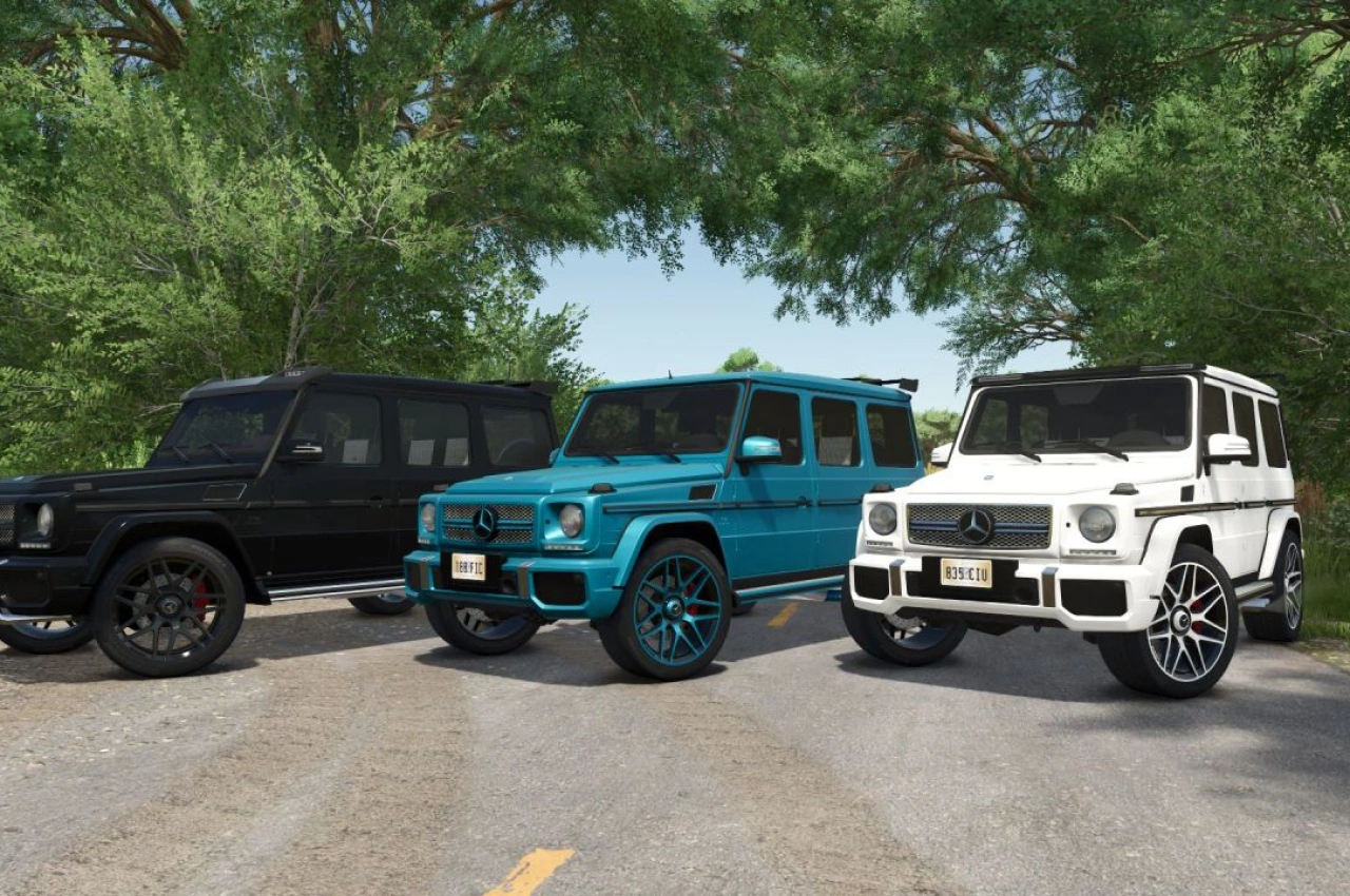 Автомобіль Mercedes Benz G65 AMG для Farming Simulator 25