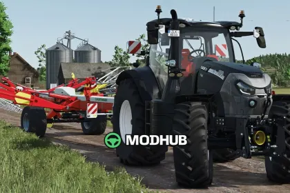 Мод на Потужний Трактор Case Puma 185–260 CVXDrive для FS25 (Легендарна Серія) — 2