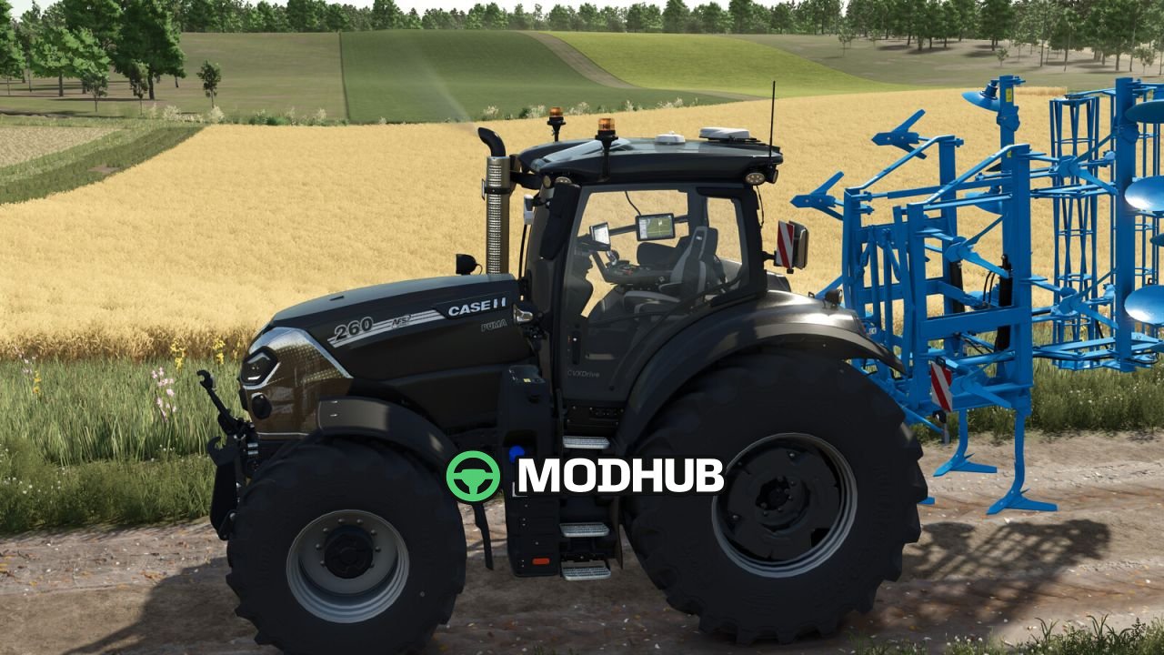Мод на Потужний Трактор Case Puma 185–260 CVXDrive для FS25 (Легендарна Серія)
