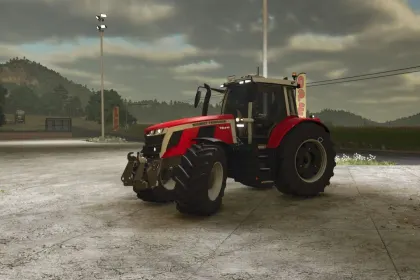 Traktor Massey Ferguson 7S für Farming Simulator 25 — 3