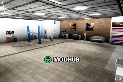 Карта Шоурум Гараж 0.38 для BeamNG.drive — 6