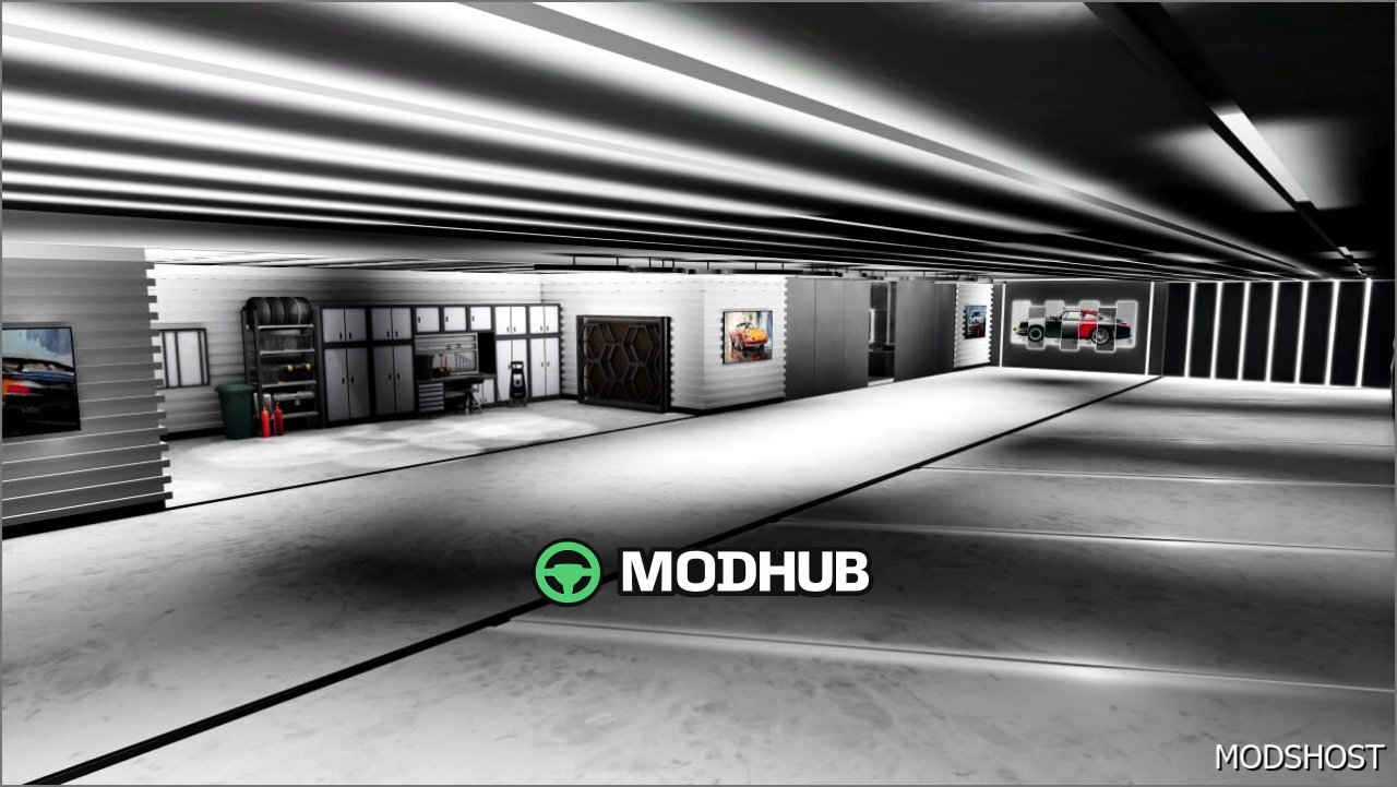 Карта Шоурум Гараж 0.38 для BeamNG.drive