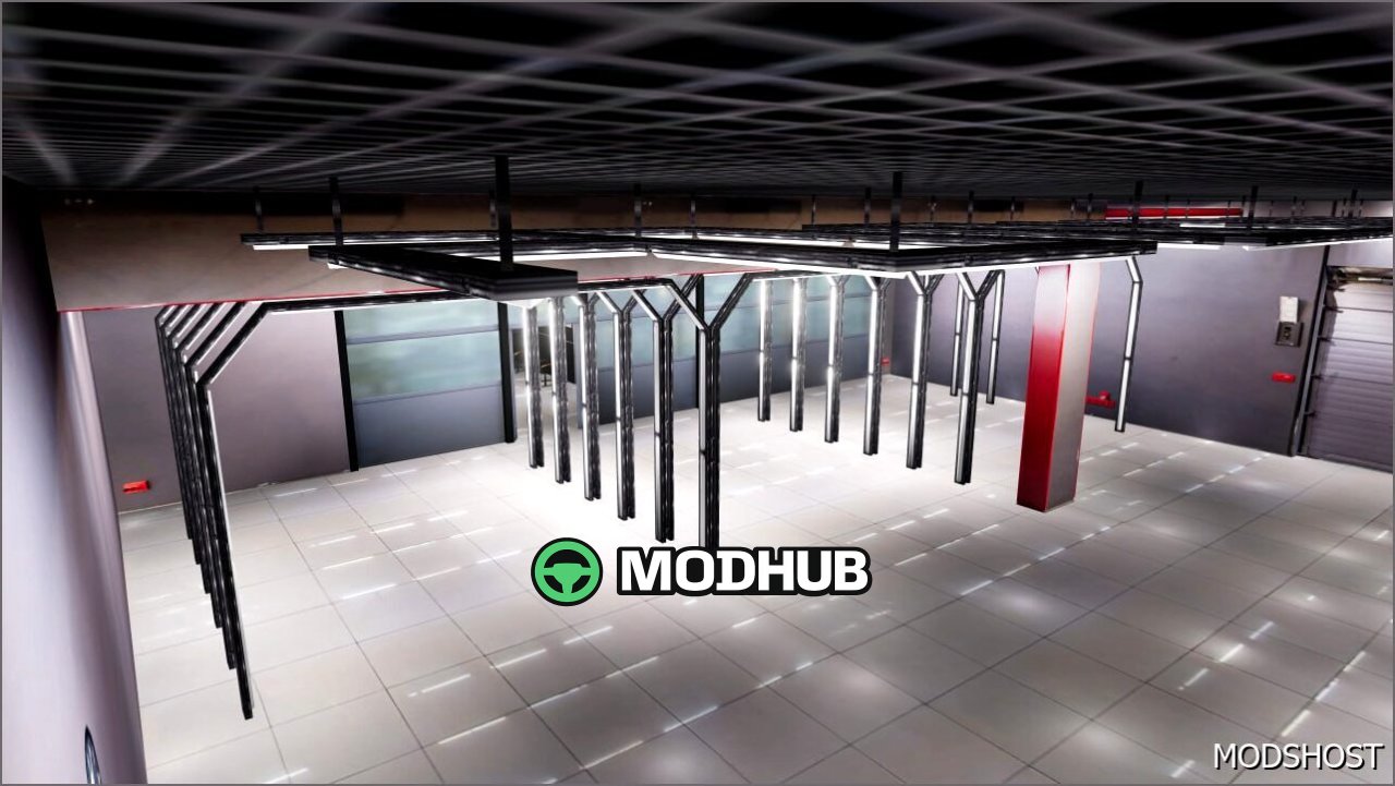 Карта Шоурум Гараж 0.38 для BeamNG.drive