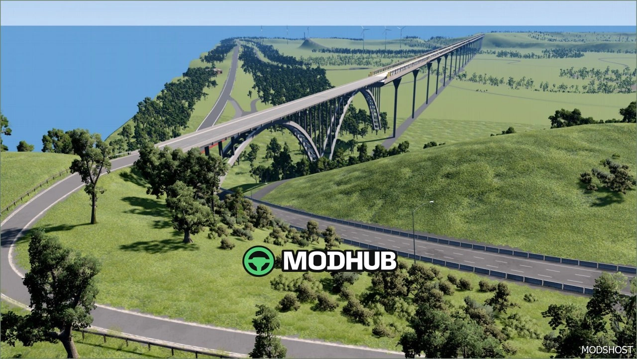 Карта Band1t Parkway 0.38 для BeamNG.drive