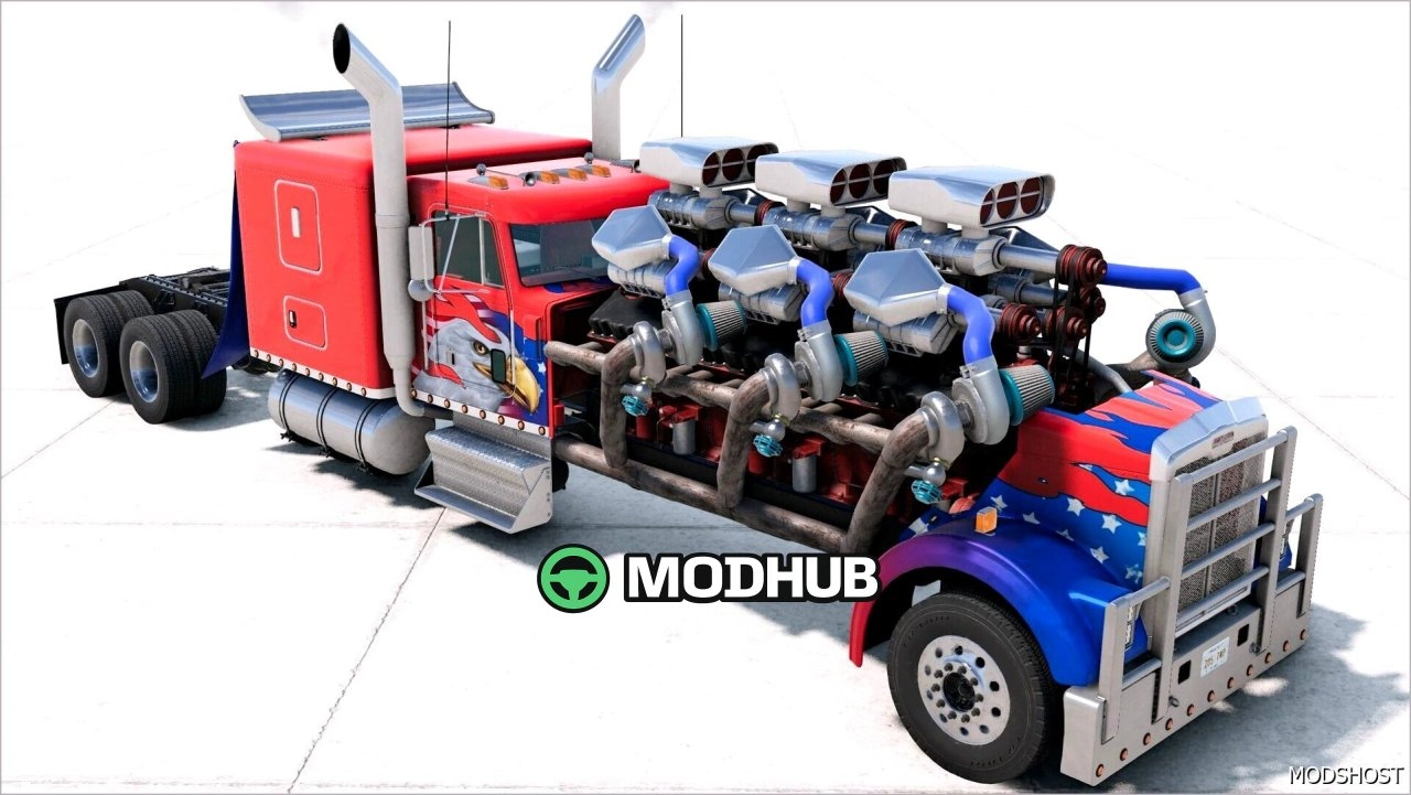 Локомотивний двигун для BeamNG.drive