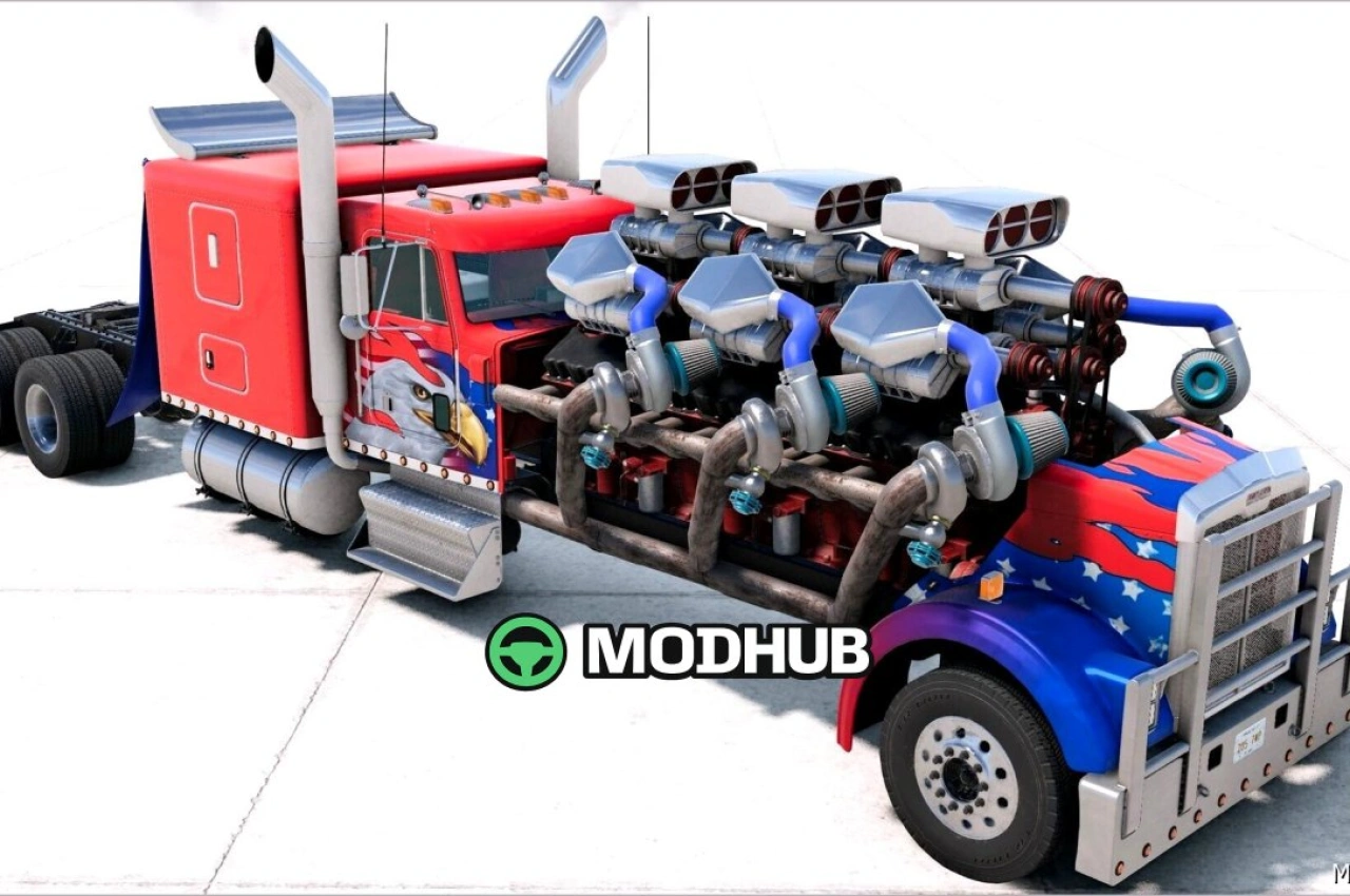 Локомотивний двигун для BeamNG.drive — 1