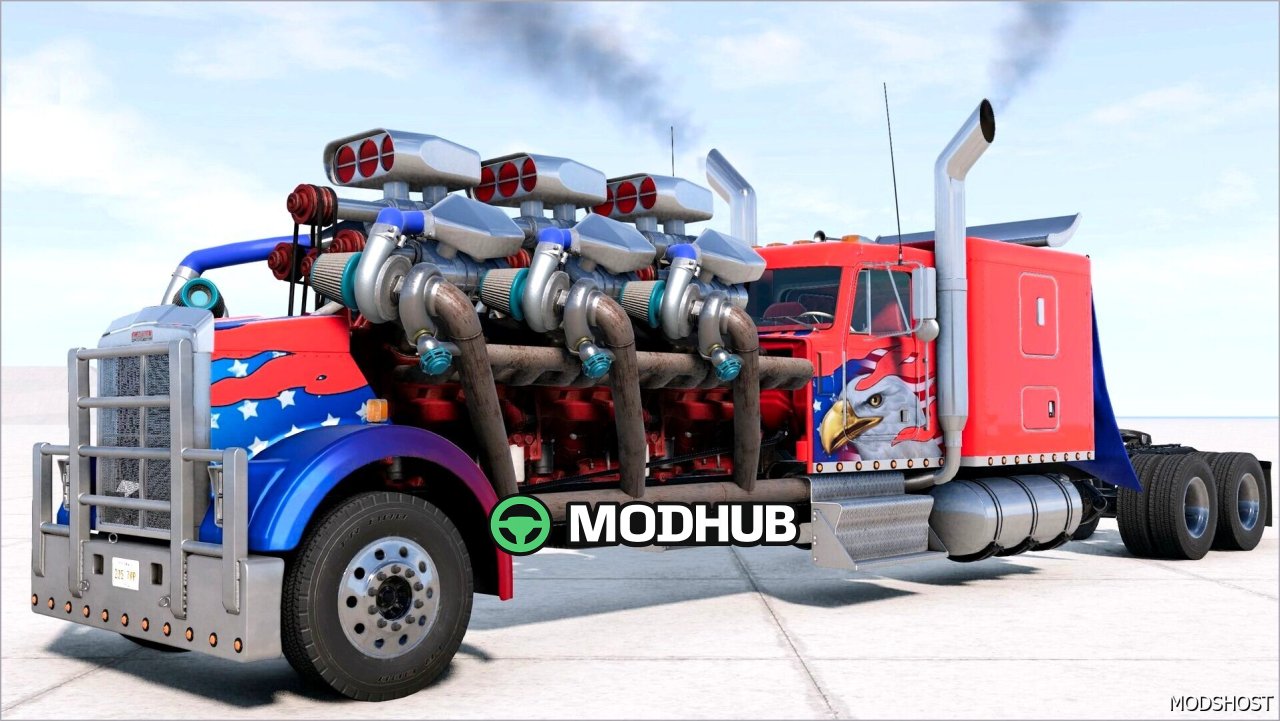 Локомотивний двигун для BeamNG.drive