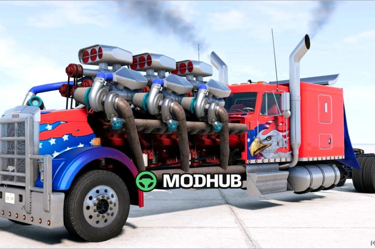 Локомотивний двигун для BeamNG.drive — 2