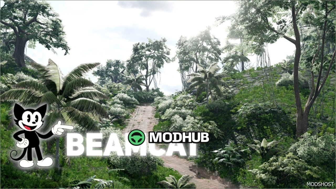 Карта Lonely Tropical Island 0.38 для BeamNG.drive