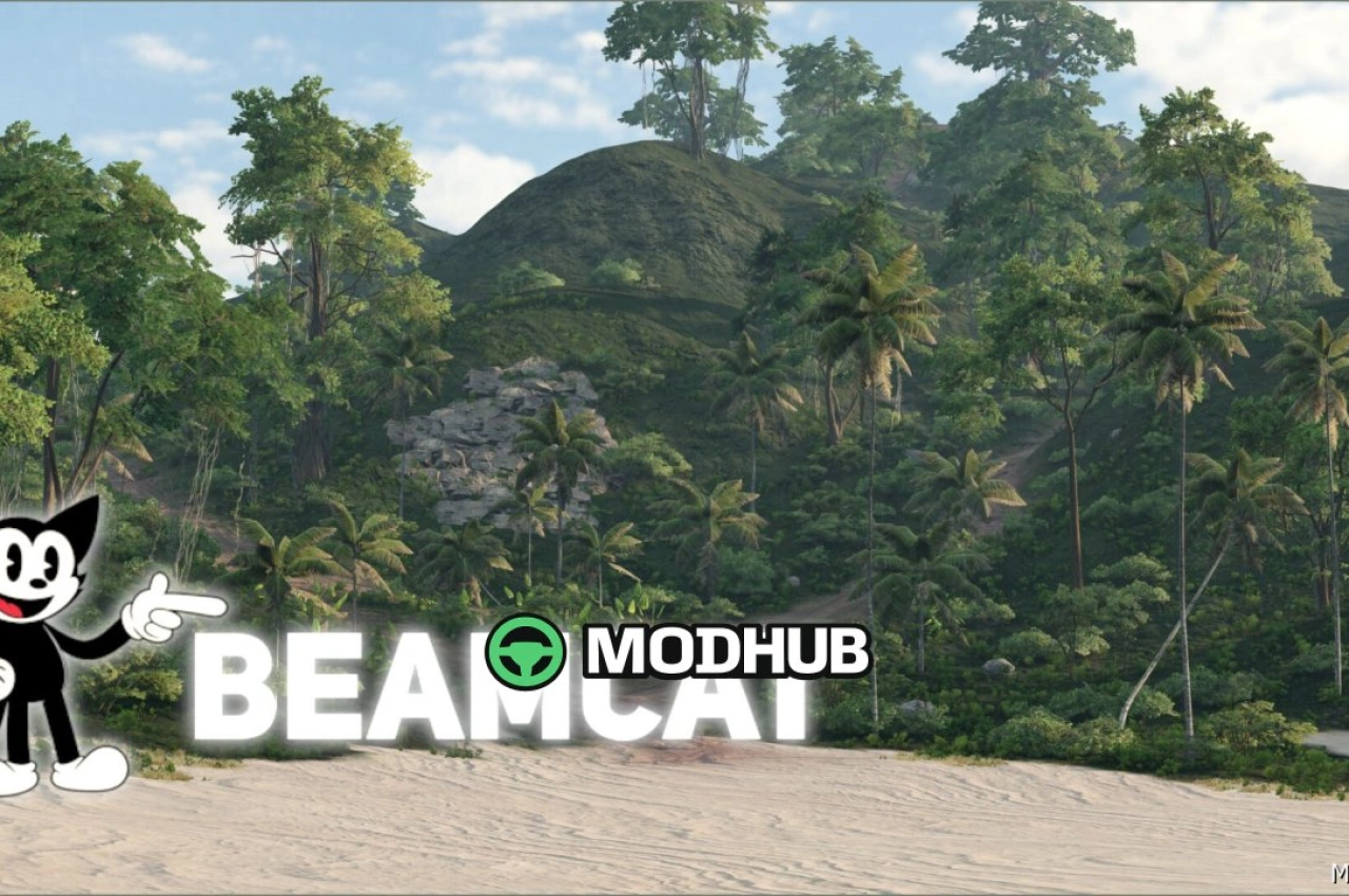 Карта Lonely Tropical Island 0.38 для BeamNG.drive — 4