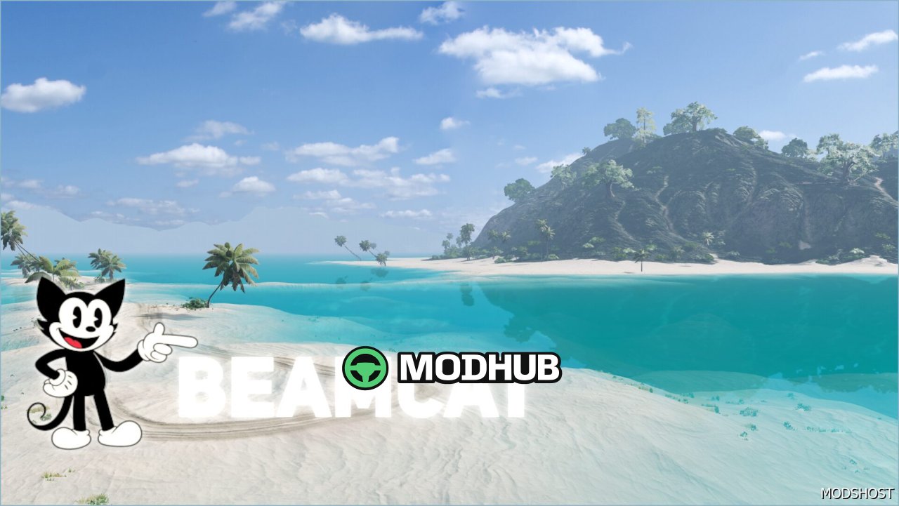 Карта Lonely Tropical Island 0.38 для BeamNG.drive