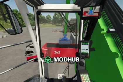 Mod für leistungsstarken Sennebogen 835G Hybrid für FS25 - Neuer Hybrid-Umladegerät