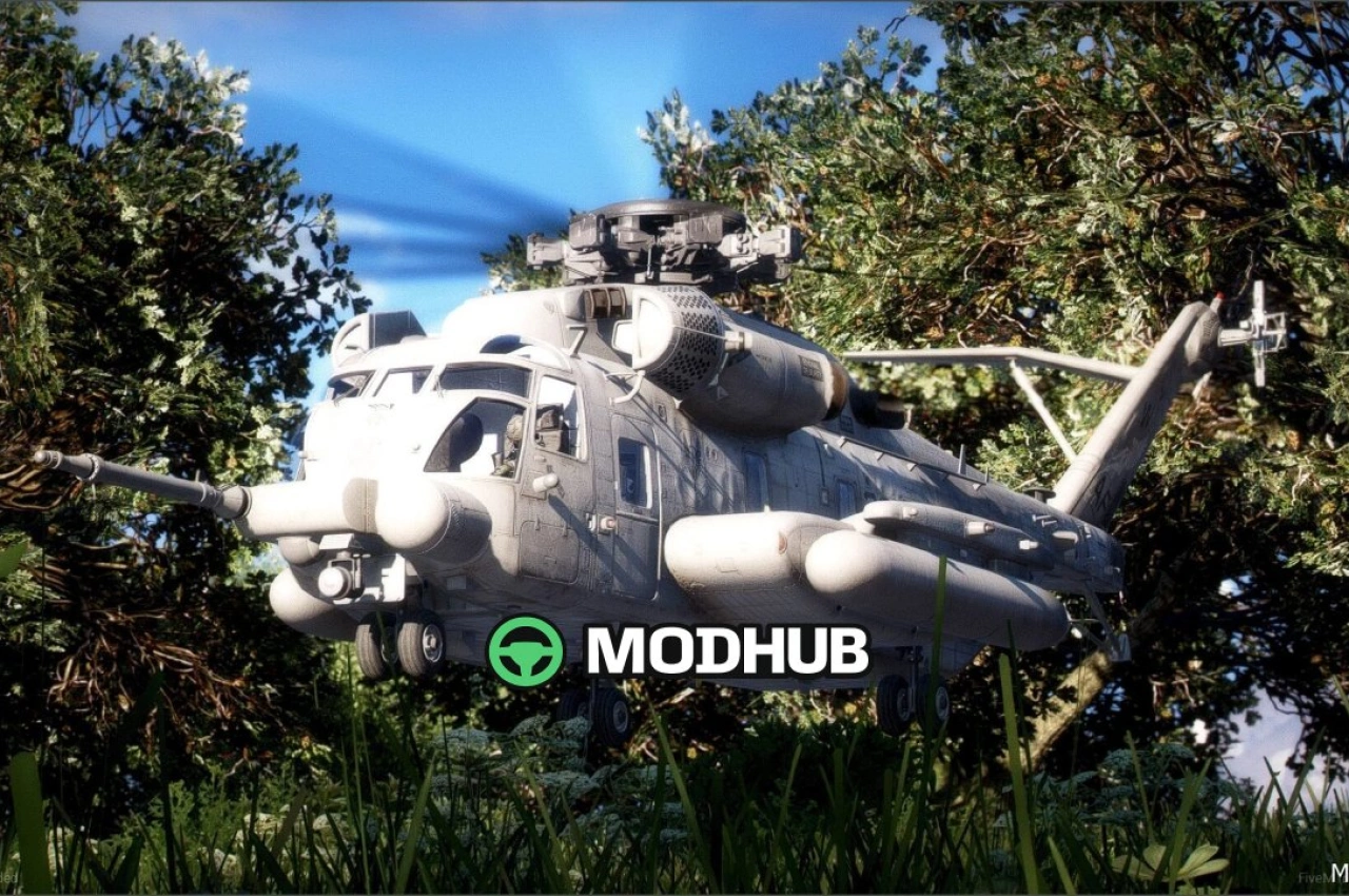 Вертоліт Sikorsky CH 53 для GTA 5 — 5