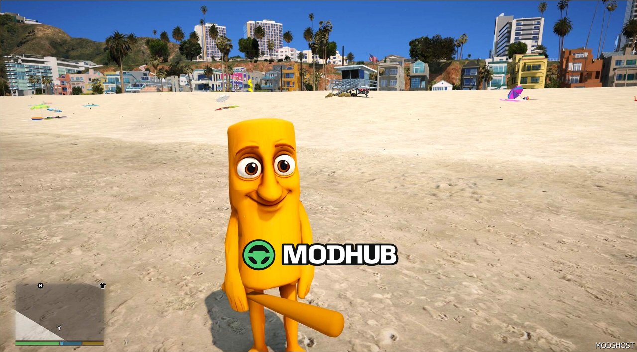 Мод персонажа Tung Tung Tung Sahur V0.1 для GTA 5