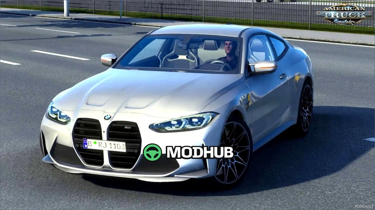 Автомобіль BMW M4 G82 Competition 2022 для American Truck Simulator