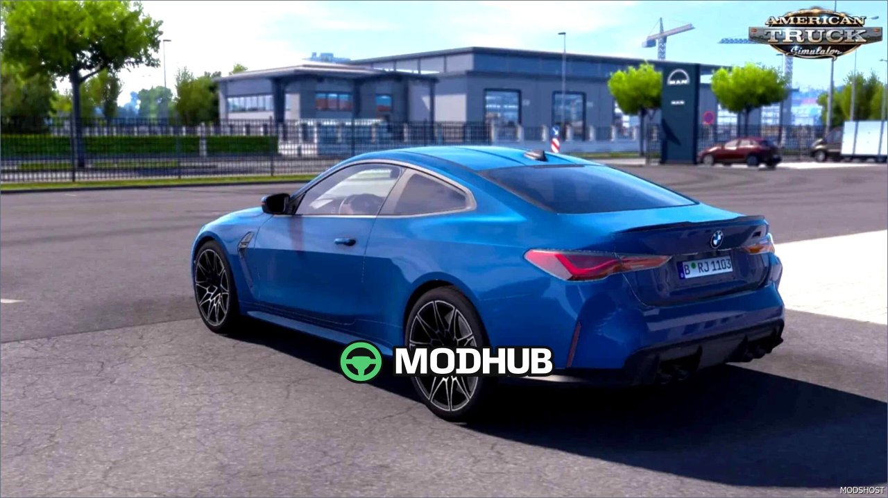 Автомобіль BMW M4 G82 Competition 2022 для American Truck Simulator